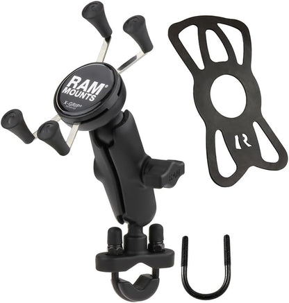 X-Grip Phone Mount with Handlebar U-Bolt Base